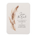 Search for pampas grass save the dates Rustic