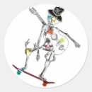 Search for funny skeleton stickers Design