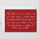 Search for red and white wedding invitations Simple