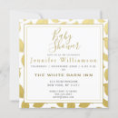 Search for dinner baby shower invitations Gold