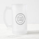 Search for business logo beer glasses Branded