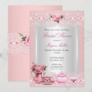 Search for high tea bridal shower invitations Pink