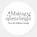 Search for making spirits bright stickers Whimsical