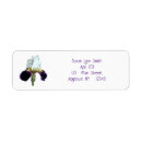 Search for iris return address labels Garden