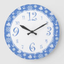 Search for white and blue kitchen clocks Retro