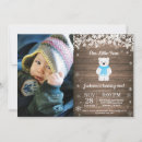 Search for boy bear birthday invitations Winter onederland