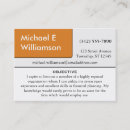 Search for resume business cards Job
