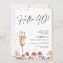 Search for wildflowers birthday invitations Modern