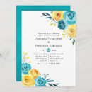 Search for turquoise rehearsal dinner invitations Watercolor