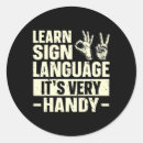 Search for language learning stickers Asl