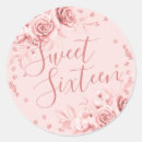 Search for rose floral stickers Blush pink