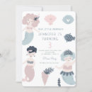 Search for little mermaid birthday invitations Fish