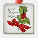 Search for bow christmas tree decorations Holly