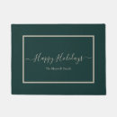 Search for dark green doormats Script