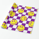 Search for happy face wrapping paper Retro