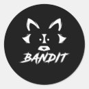 Search for bandits stickers Racoon