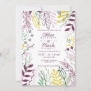 Search for purple and yellow wedding invitations Summer