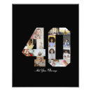 Search for 40th anniversary posters Black and white