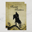 Search for equestrian birthday invitations Vintage