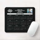 Search for calendar mousepads Black white