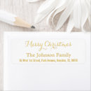Search for elegant christmas return address labels Script