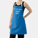 Search for solid colour aprons Blue