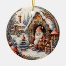 Search for gnome ceramic christmas tree decorations Scandinavian