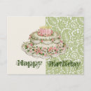 Search for cake designer postcards Pink