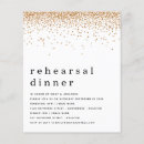 Search for glitter rehearsal dinner invitations Modern