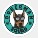 Search for dobermann stickers Dogs
