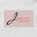 Search for dust business cards Makeup artist