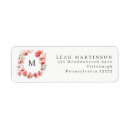 Search for red poppy return address labels Modern