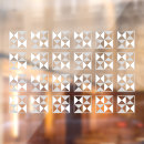 Search for square window decals White
