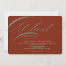 Search for fall colours wedding invitations Modern