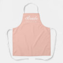 Search for bridal aprons Blush pink