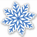 Search for modern snowflake stickers Blue and white