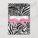 Search for pink zebra response invitations Rsvp