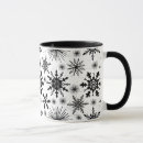 Search for black and white snowflake mugs Snowflakes