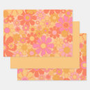 Search for yellow floral wrapping paper 60s