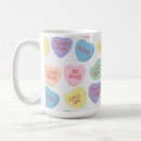 Search for conversation heart mugs Xoxo