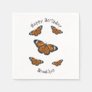 Search for monarch butterfly napkins Danaus plexippus