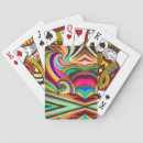 Search for abstract art playing cards Rainbow