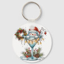 Search for happy santa key rings Snowman