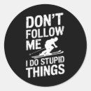 Search for freestyle skiing stickers Skier