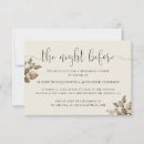 Search for foliage rehearsal dinner invitations Calligraphy