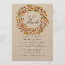 Search for fall thanksgiving invitations Botanical