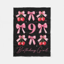 Search for girl birthday blankets 9th