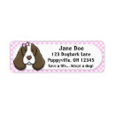 Search for cartoon dog return address labels Drawing