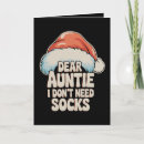 Search for sock cards Santa