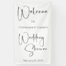 Search for modern minimalist wedding banners Bridal shower